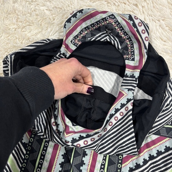 Prana Ariel Dress Sangria Taos Shelf bra Woman’s Size Small - Picture 8 of 13